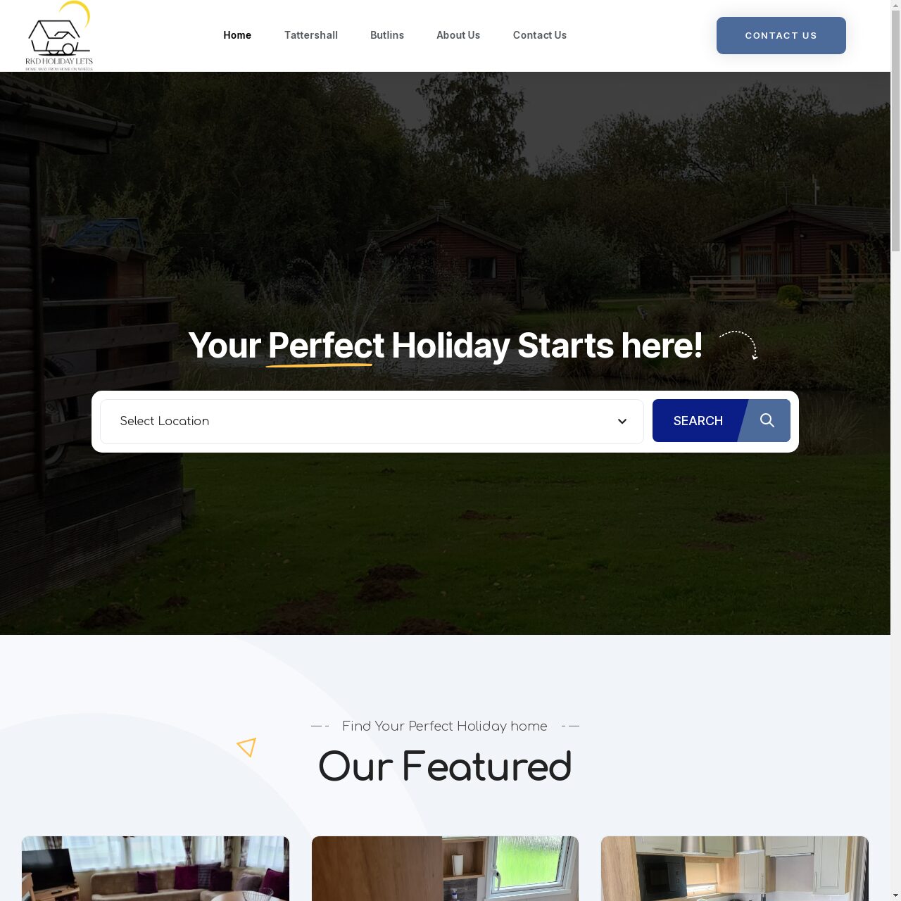RKD Holiday Lets property search website